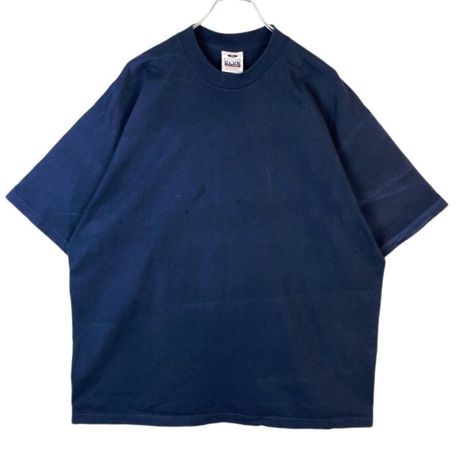 USA製プロクラブPro Club半袖Tシャツ無地ネイビー紺コットンシンプルheavyweightヘビーウェイトvintageヴィンテージ41118拍卖