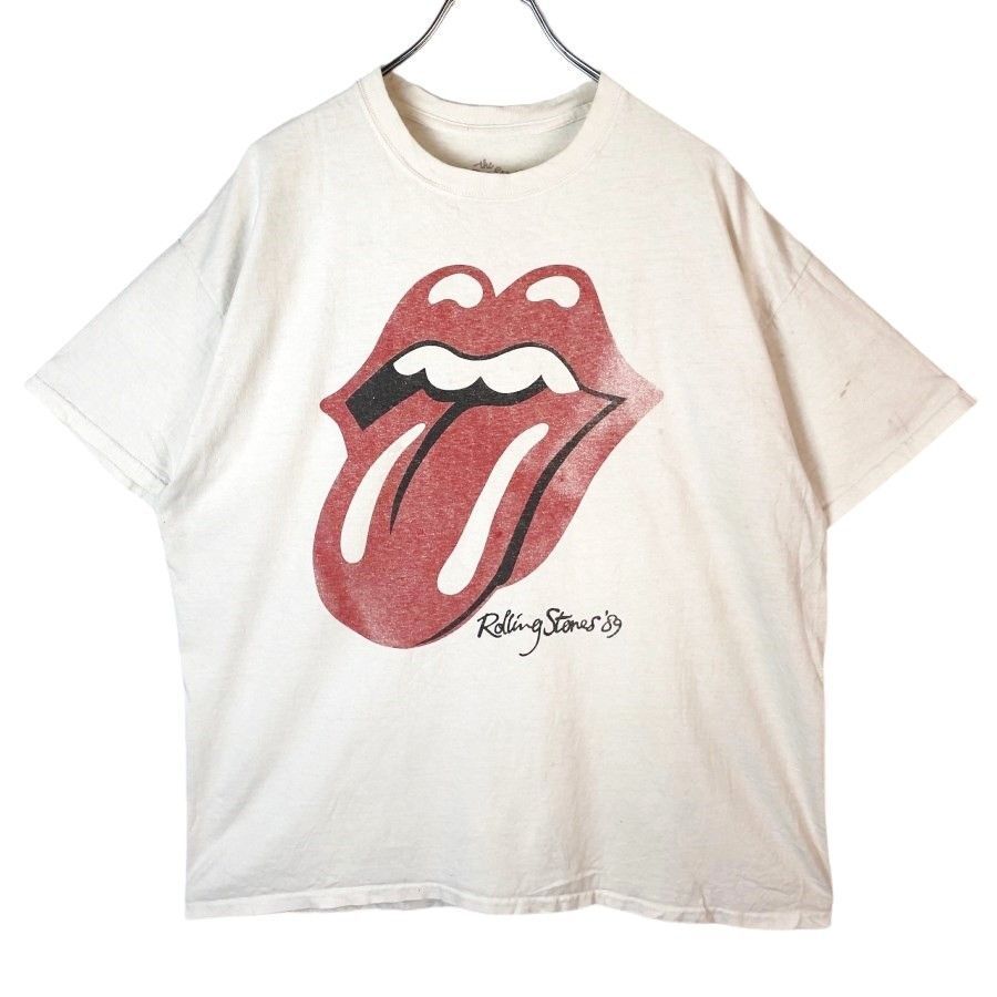 ローリングストーンズThe Rolling Stoneg半袖TシャツロックバンドTシャツバンTアーティストT大判プリントデカプリント41120拍卖