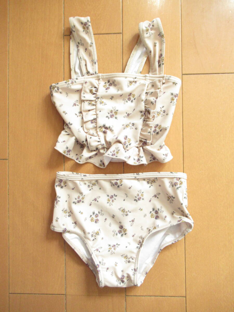 ★良品★ tete a tete 水着 スイムウェア セパレート 子供 女の子 95cm 上下2点セット SW11370拍卖