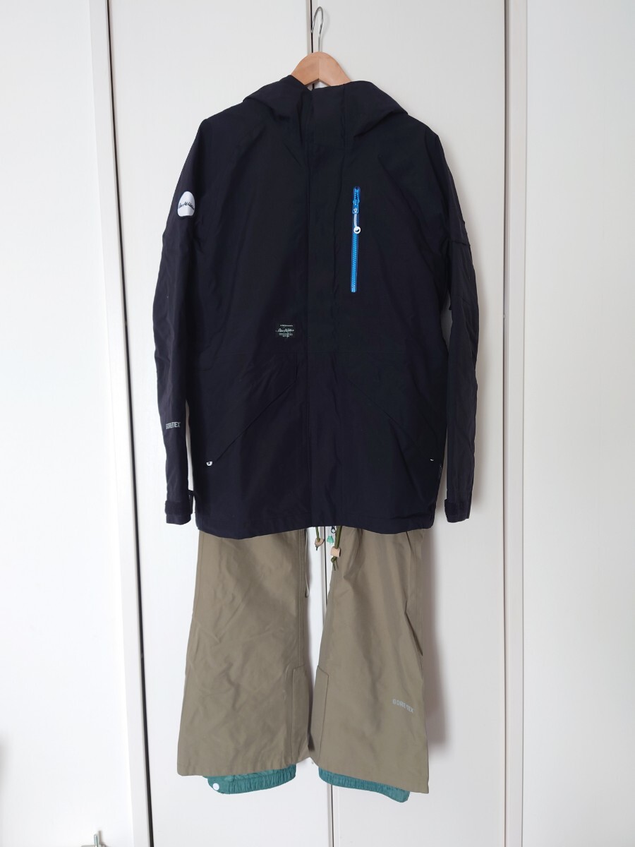 【美品】REW THE STRIDER ジャケット&パンツ GORE-TEX【スノーボード ウェア 15-16 ストライダー 】日本正規品拍卖