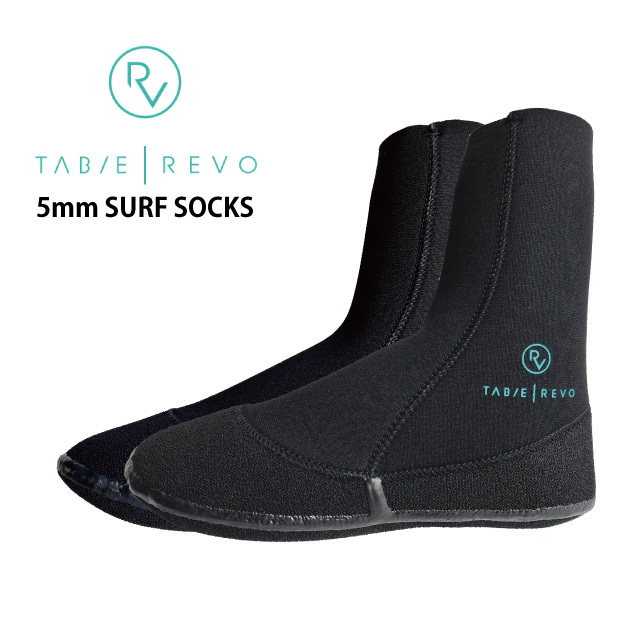 TABIE REVO 5mm 先丸サーフソックス XLサイズ 裏返し可能/サーフィン/サーフブーツ/防寒/レターパック対応拍卖