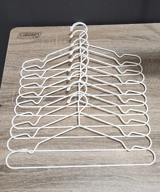 【IKEA/イケア】STAJLIG スタイリグ ハンガー 室内/屋外用 ホワイト/ 10本セット拍卖