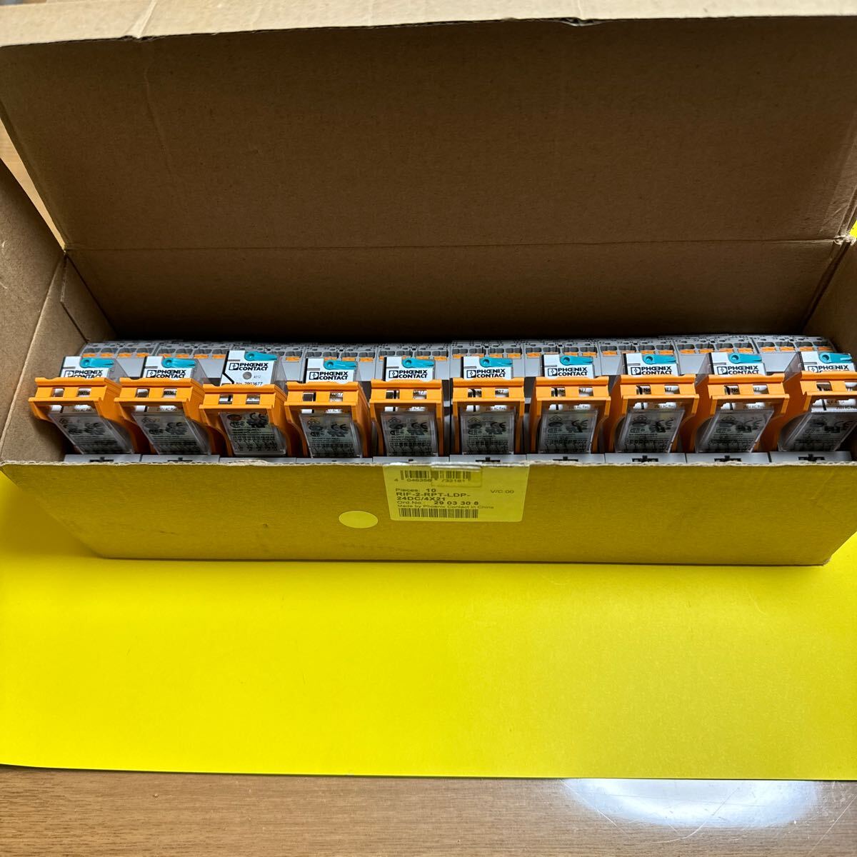 RIF-2-RPT-LDP-24DC/4X21 - リレーモジュール 10個 フェニックスコンタクト管理No.52拍卖