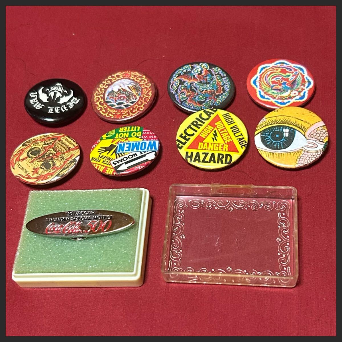 缶バッジ・ピンバッジ 9個セット コカコーラ 未使用品拍卖