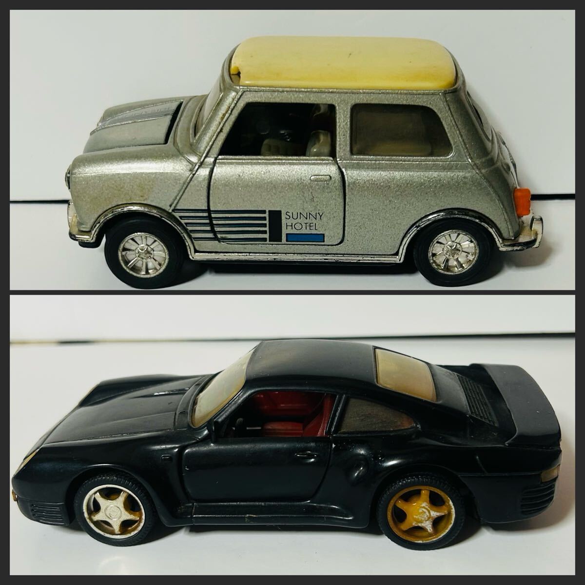 ミニカー ポルシェ959 ミニクーパー 2台セット拍卖