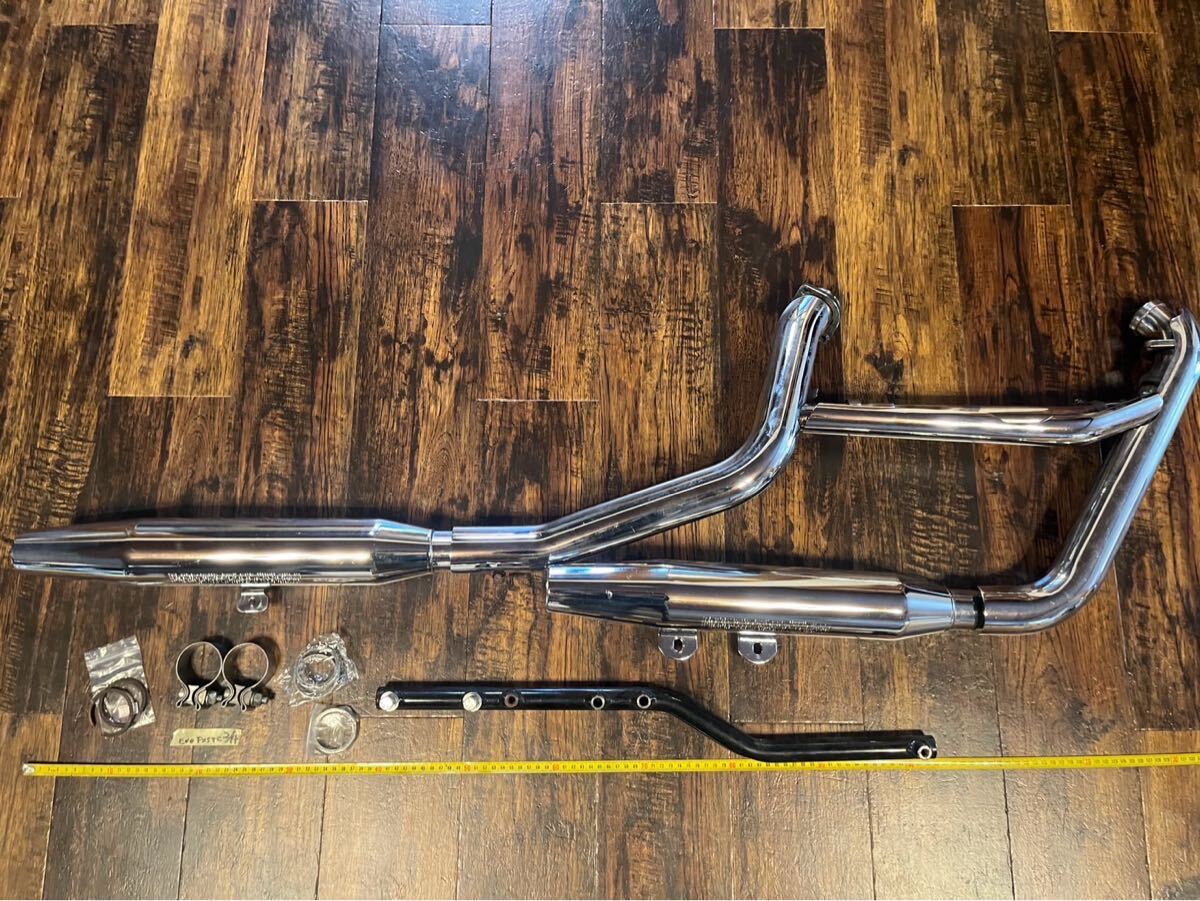 ハーレーEVO fxstcソフテイルにて使用!純正マフラー拍卖