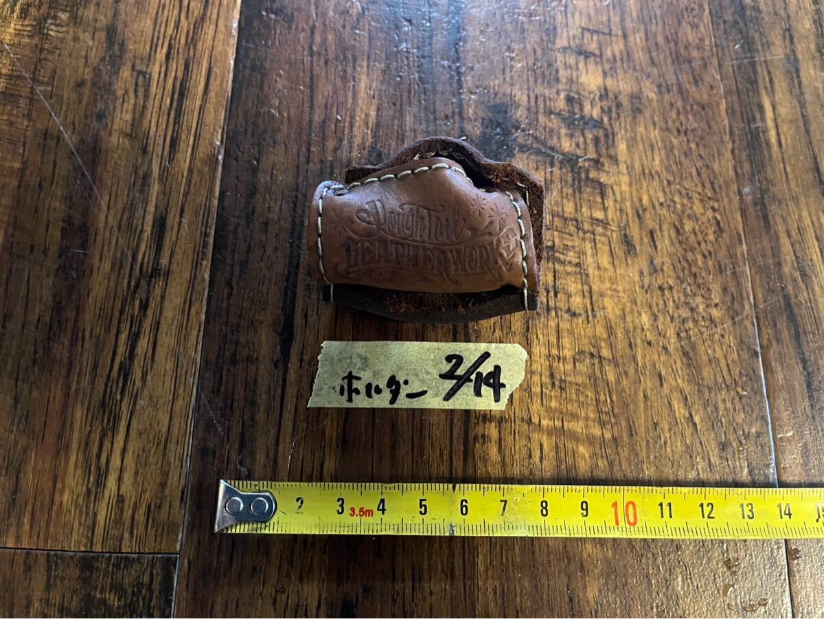 ハーレーにて使用!サングラスかけホルダー 革製ホルダー拍卖