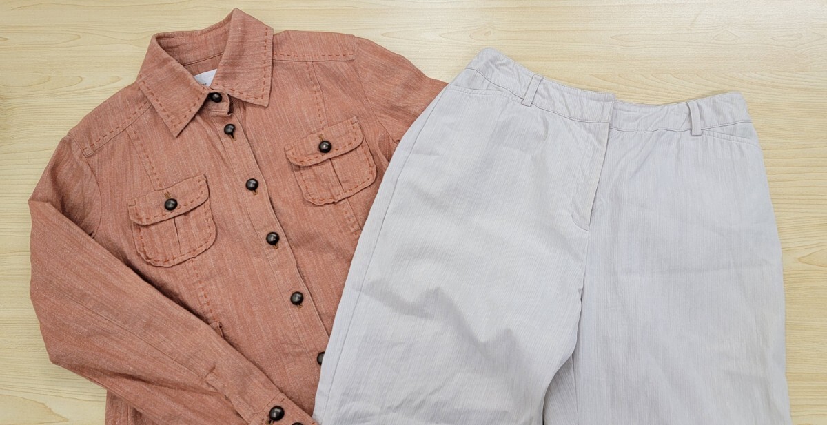 j2e223 GIANNI LO GIUDICE ジャンニロジュディチェ 上下セット シャツ パンツ 衣類拍卖