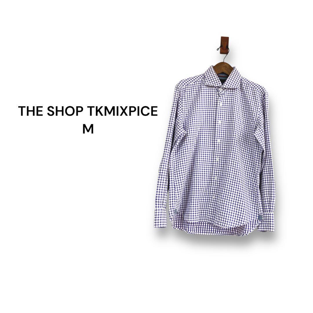 ザショップティーケーミクスパイス ギンガムチェック シャツ【M】カジュアル拍卖