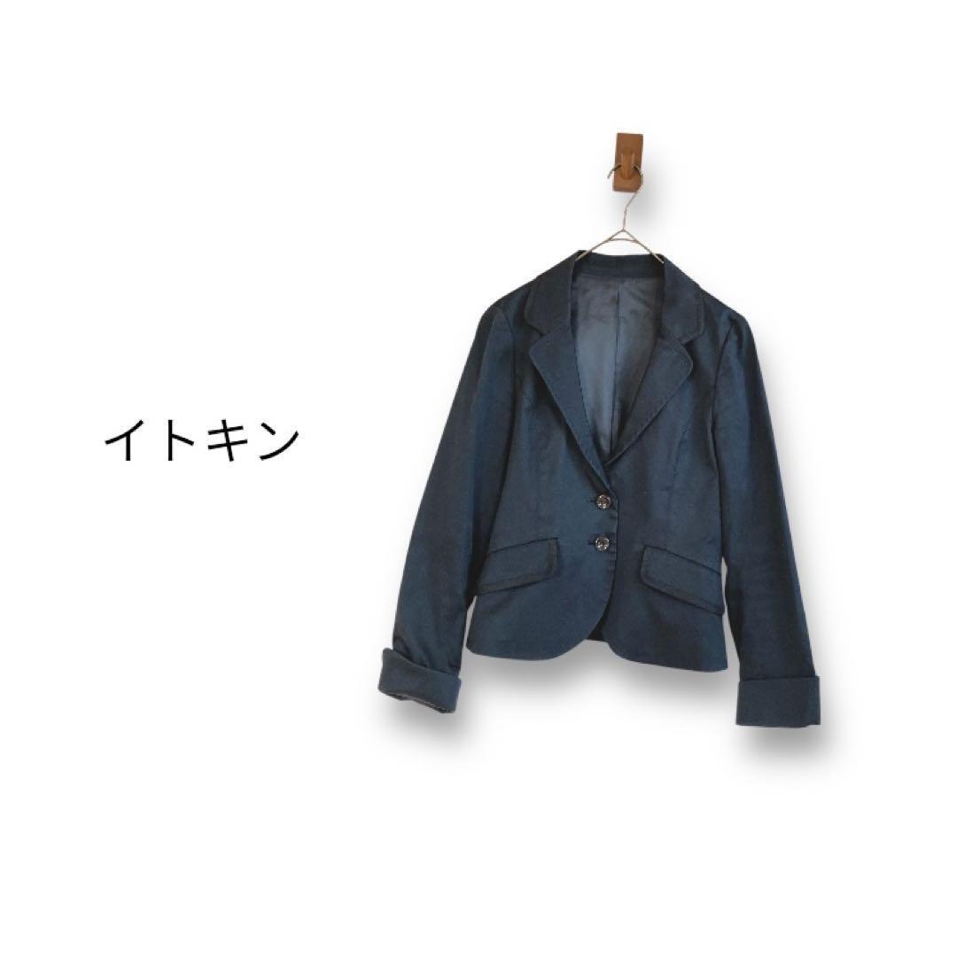 イトキン フォーマルジャケット【S相当】バックギャザー 卒業式 良品拍卖