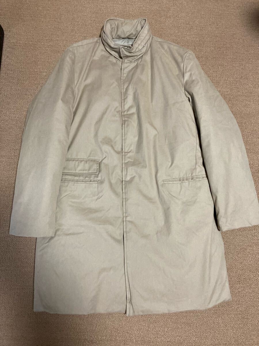 茶タグ MONCLER ダウンコート 2 ベージュ モンクレール ビンテージ拍卖