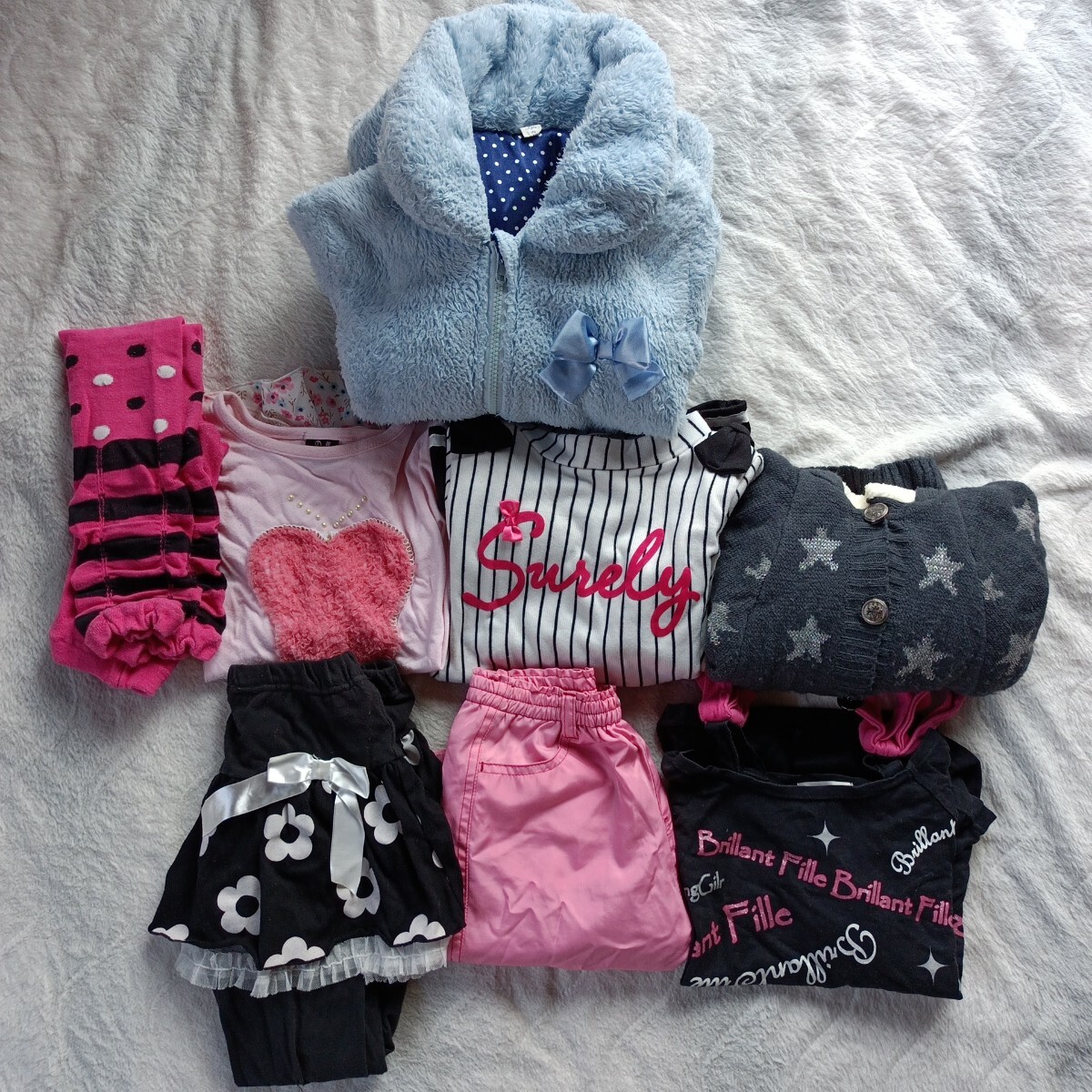 女の子秋冬服まとめ売り 120センチ拍卖