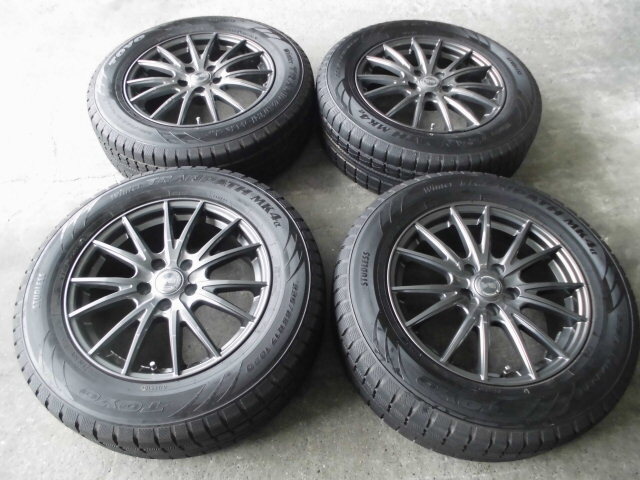 TOYO ウインタートランパス MK4α★225/65R17★CX-8、CX-5、ハリアー、デリカD5、エクストレイル、クルーガーに!美品&バリ山4本セット!拍卖