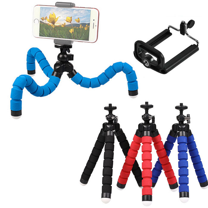 三脚 スマホ スマホスタンド 自撮り 三脚 マウント付き クネクネ カメラ三脚 ミニ三脚 フレキシブル拍卖