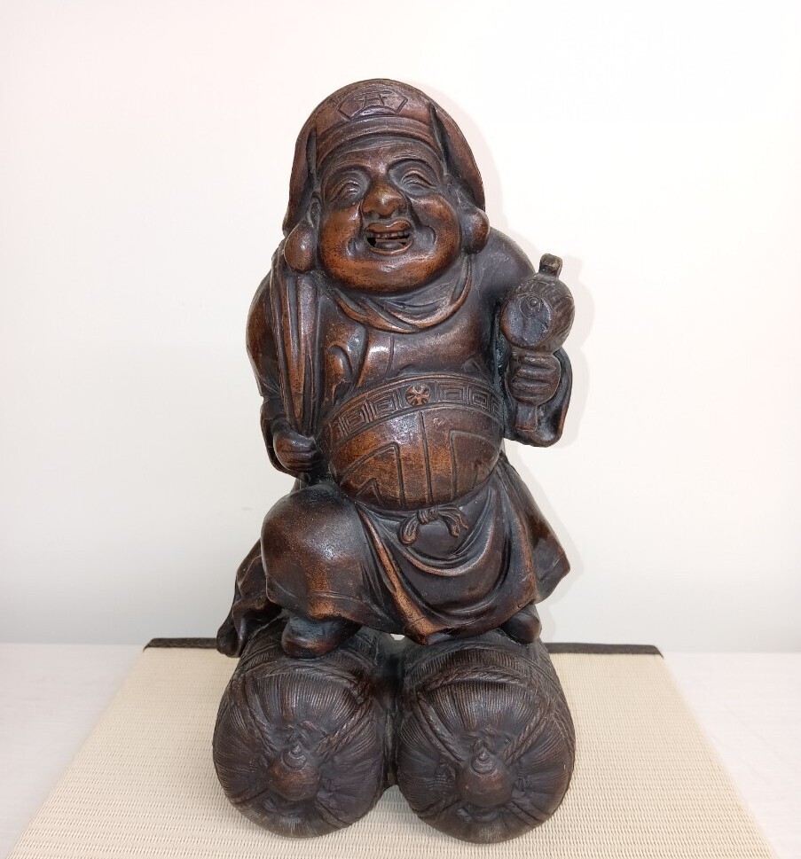 備前 明治手 如月 大黒天 大黒 直し有り 拍卖