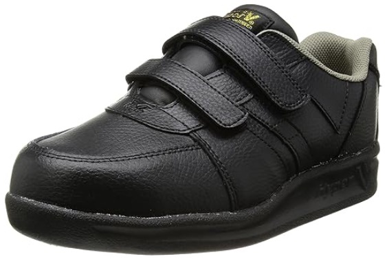 日進ゴム 作業靴 ハイパーV HyperV #6200 黒 26.5cm JSAA-A規格対応 鉄先芯 安全スニーカー マジック ブラック BLACK 送料無料拍卖