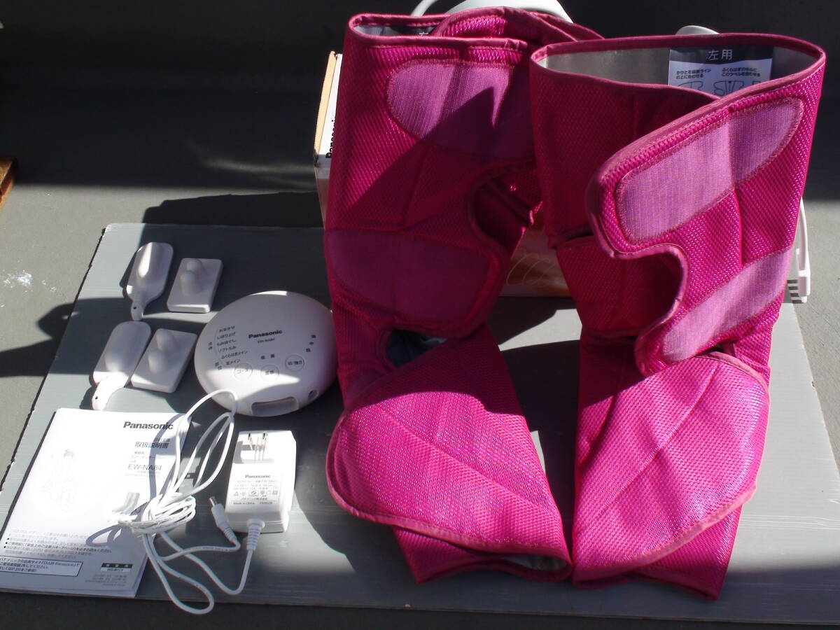 ★良好動作品★Panasonic ★フットマッサージャー★レッグリフレ★ヒーター機能搭載★ローズピンク★EW-NA84★マッサージ師のもみ心地です拍卖