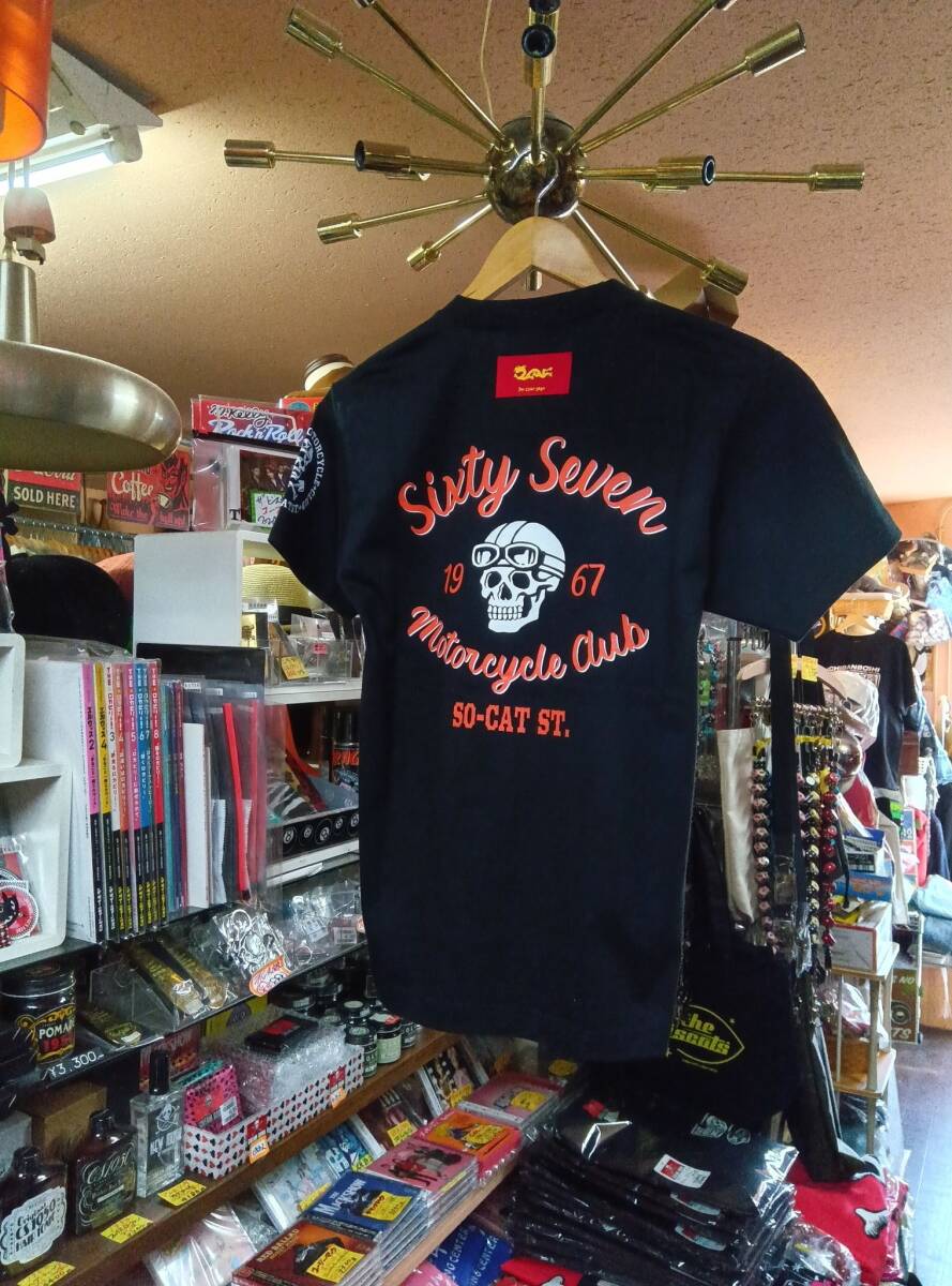 Sサイズクリームソーダ1967MCCTシャツ検索用CREAMSODAモーターサイクルロカビリーブラックキャッツビスキャッツピンクドラゴン昭和レトロ拍卖