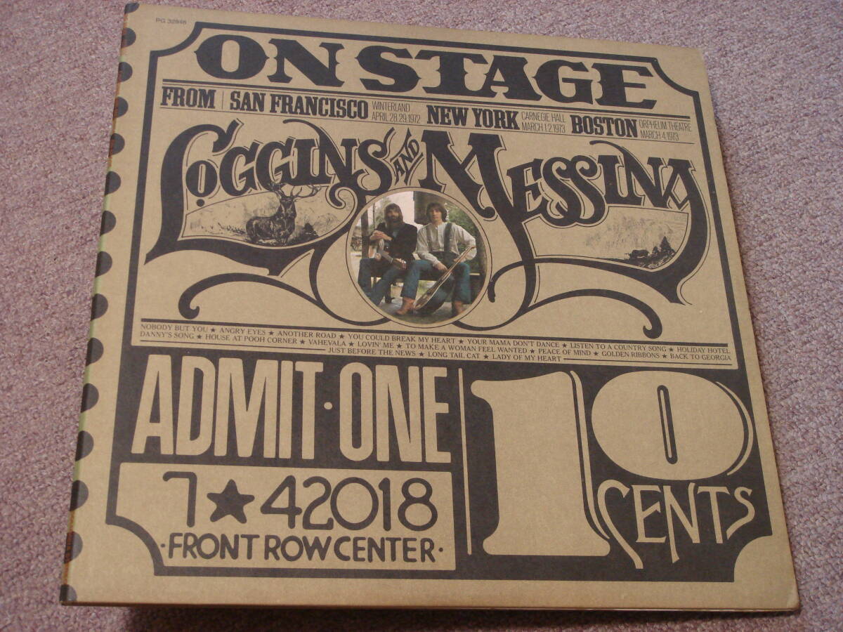 LP Loggins And Messina On Stage US盤 2枚組 ロギンス & メッシーナ拍卖