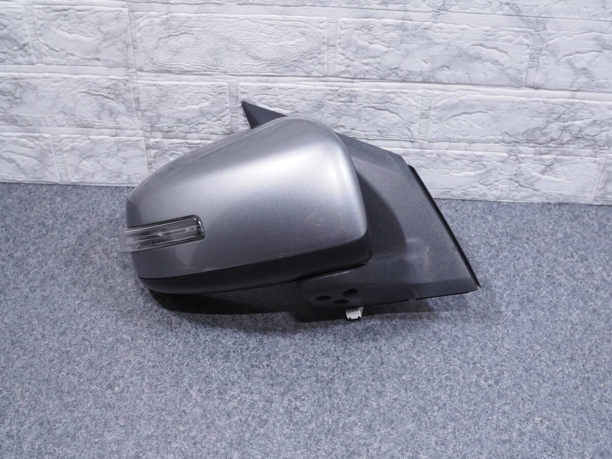 E■H27 三菱 ミラージュ 《 DBA-A03A 》 純正 ドアミラー(右) ICHIKOH M012 サイドミラー 9P 9ピン U17 チタニウムグレー拍卖