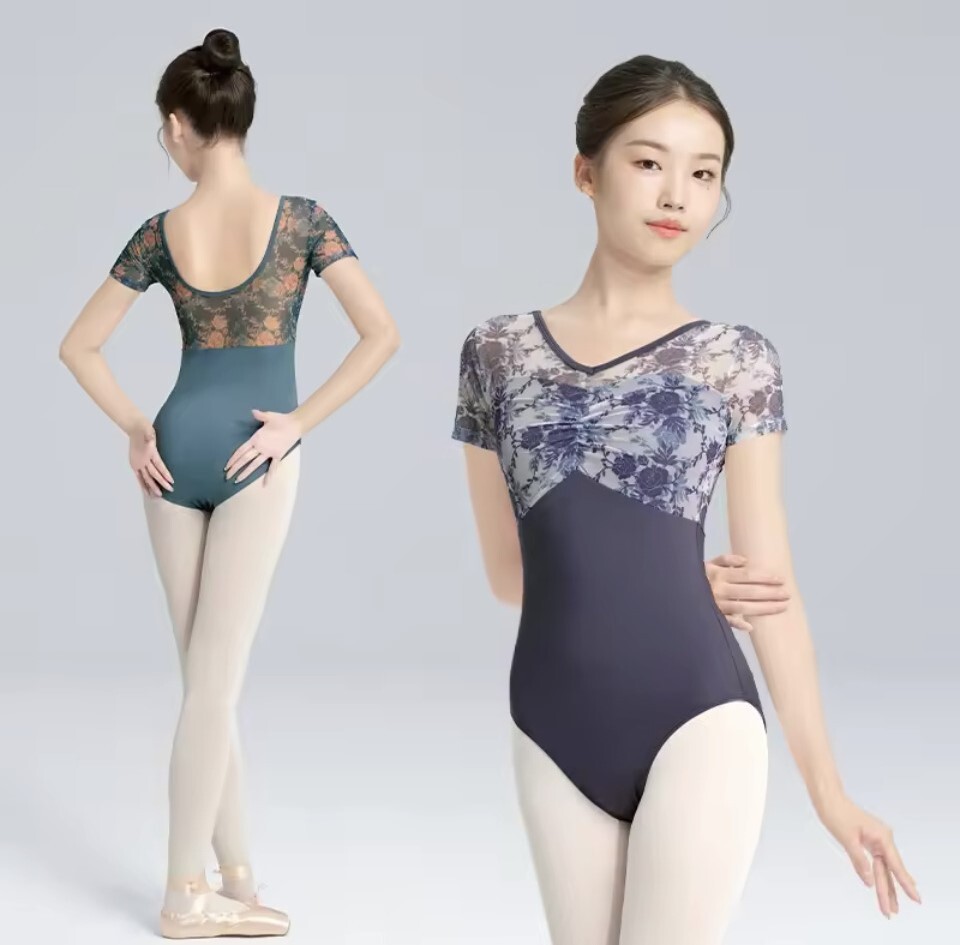 新品 バレエ レオタード クラッシックグリーン サイズ S 155cm~160cm拍卖