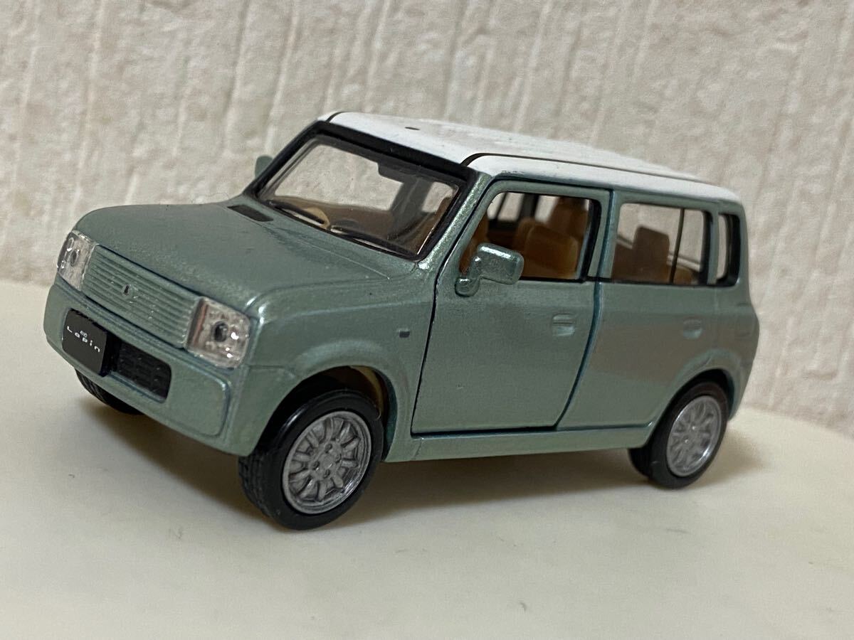 ディーラー特注 1/42 スズキ ラパン ミントグリーン メタリック2トーン プルバックカー ミニカー カラーサンプル SUZUKI Lapin 約1/43拍卖