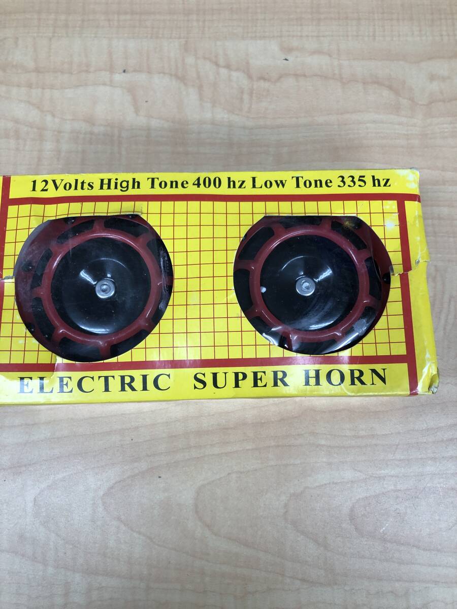 未使用 ELECTRIC SUPERHORN 12Volts High 400hz LOW Tone 335hz 12拍卖