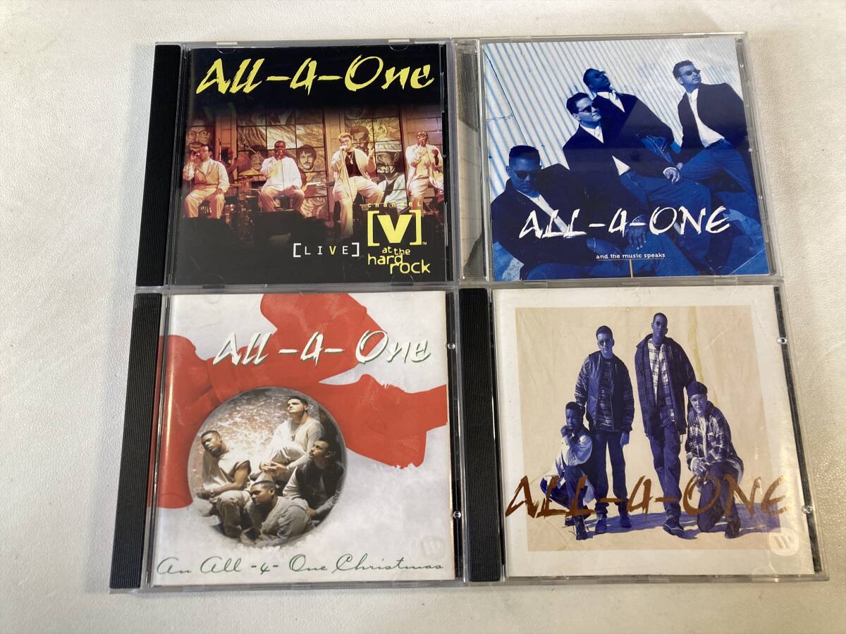 【W9726】オール・フォー・ワン CD アルバム 4枚セット●An All-4-One Christmas●And the Music Speaks●Live at the Hard Rock拍卖