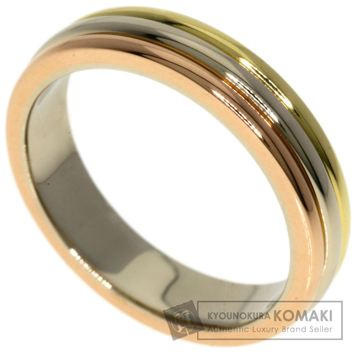 CARTIER カルティエ スリーカラー #48 リング・指輪 K18イエローゴールド レディース 中古拍卖
