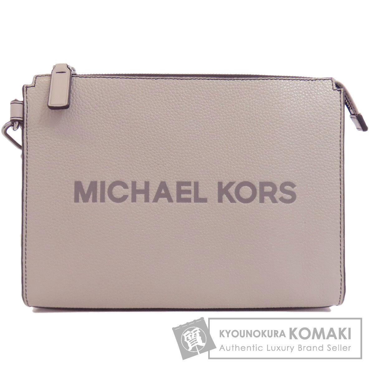 Michael Kors マイケルコース ロゴ クラッチバッグ レザー レディース 中古拍卖