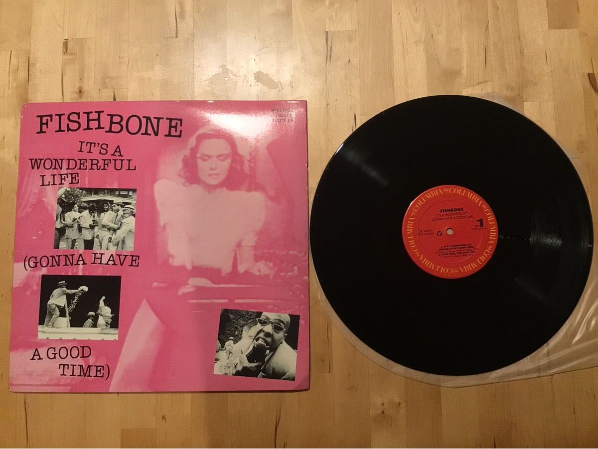 【12'EP】FISHBONE / IT'S A WONDERFUL LIFE GONNA HAVE A GOOD TIME (4C 44097) / 87年US盤拍卖