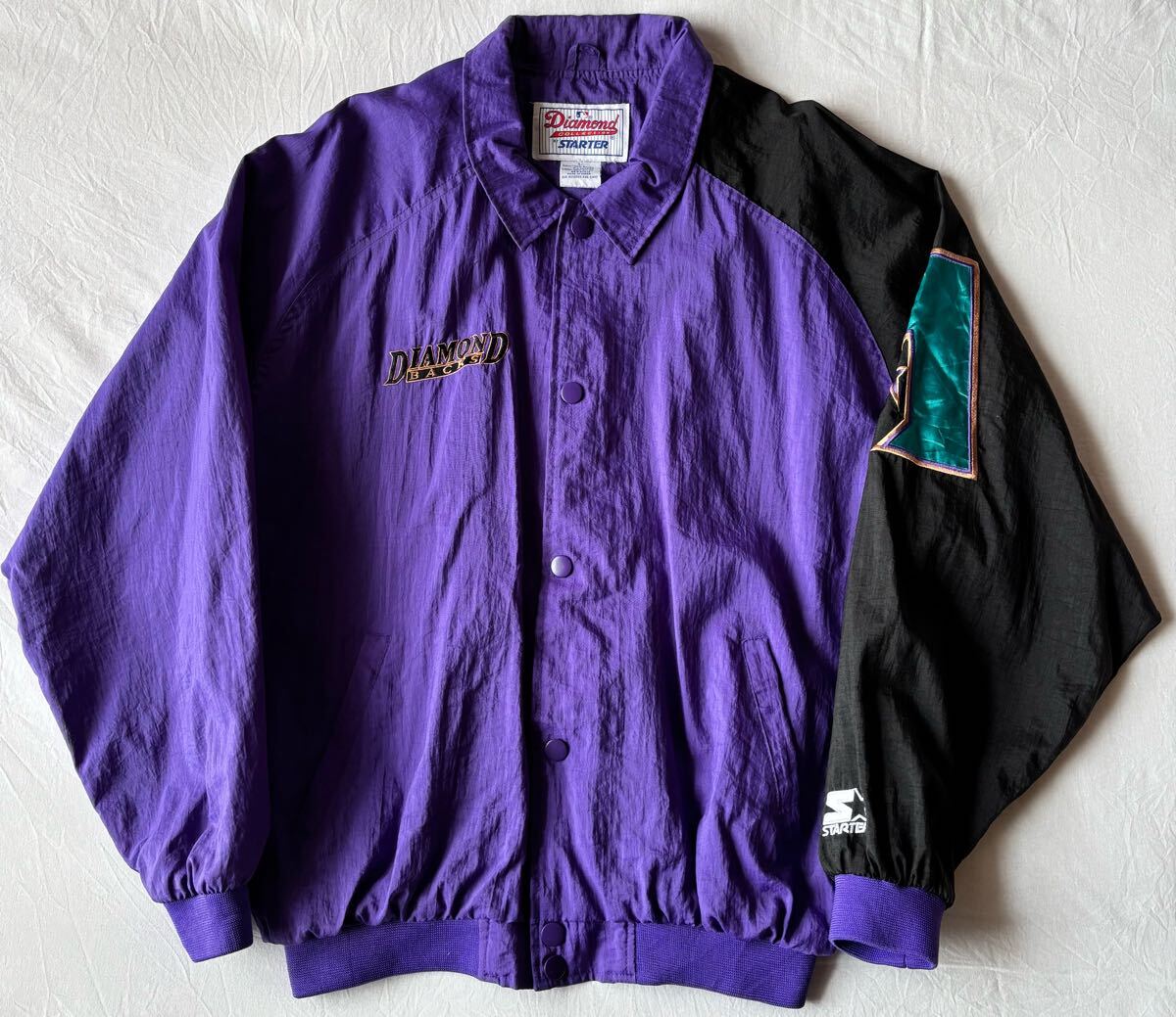 STARTER MLB ダイヤモンドバックス スタジャン ナイロンジャケット拍卖