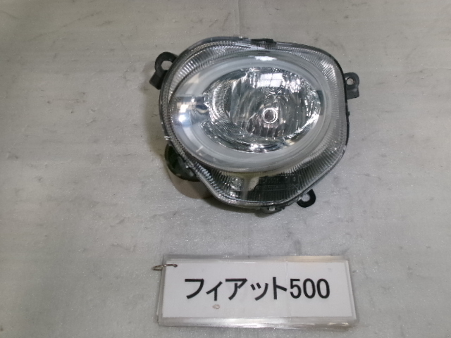 フィアット フィアット500 31209 左ヘッドランプユニット HID 即決 7091拍卖