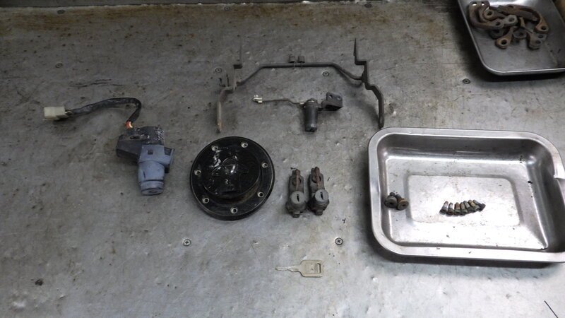 RGA-359A GPZ900R 純正 キーセット ZX900A-013 検索 カワサキ GPZ750R ニンジャ拍卖