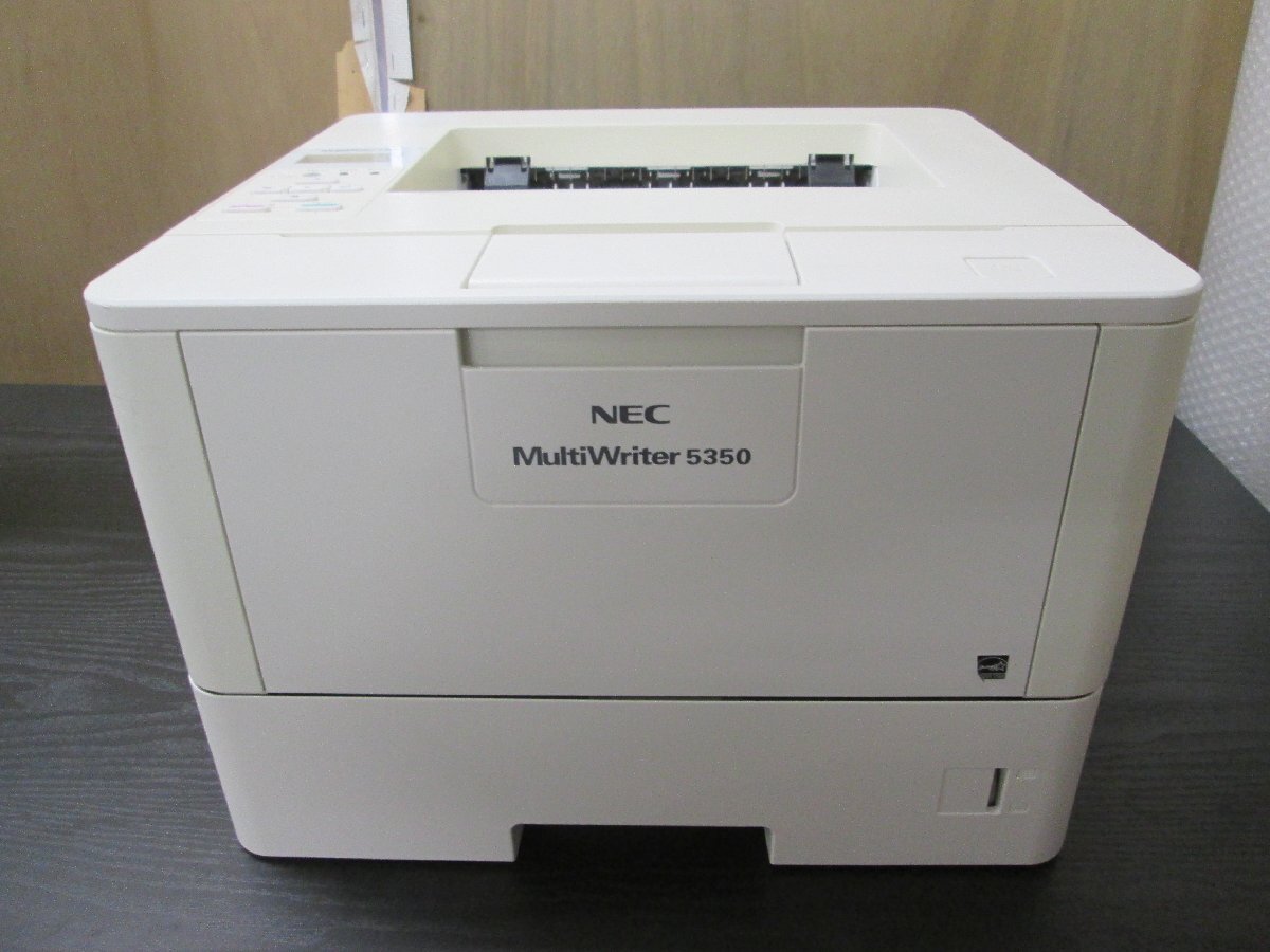◎中古レーザープリンタ【NEC MultiWriter 5350】印字枚数 629枚 印字状態良好 WIFI(無線LAN)機能付き トナー/ドラムなし◎2502051拍卖
