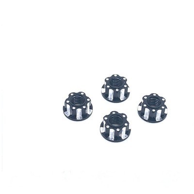 非純正 M4ナット フランジ付き、鋸歯状(黒)検索MODEL# 8347拍卖