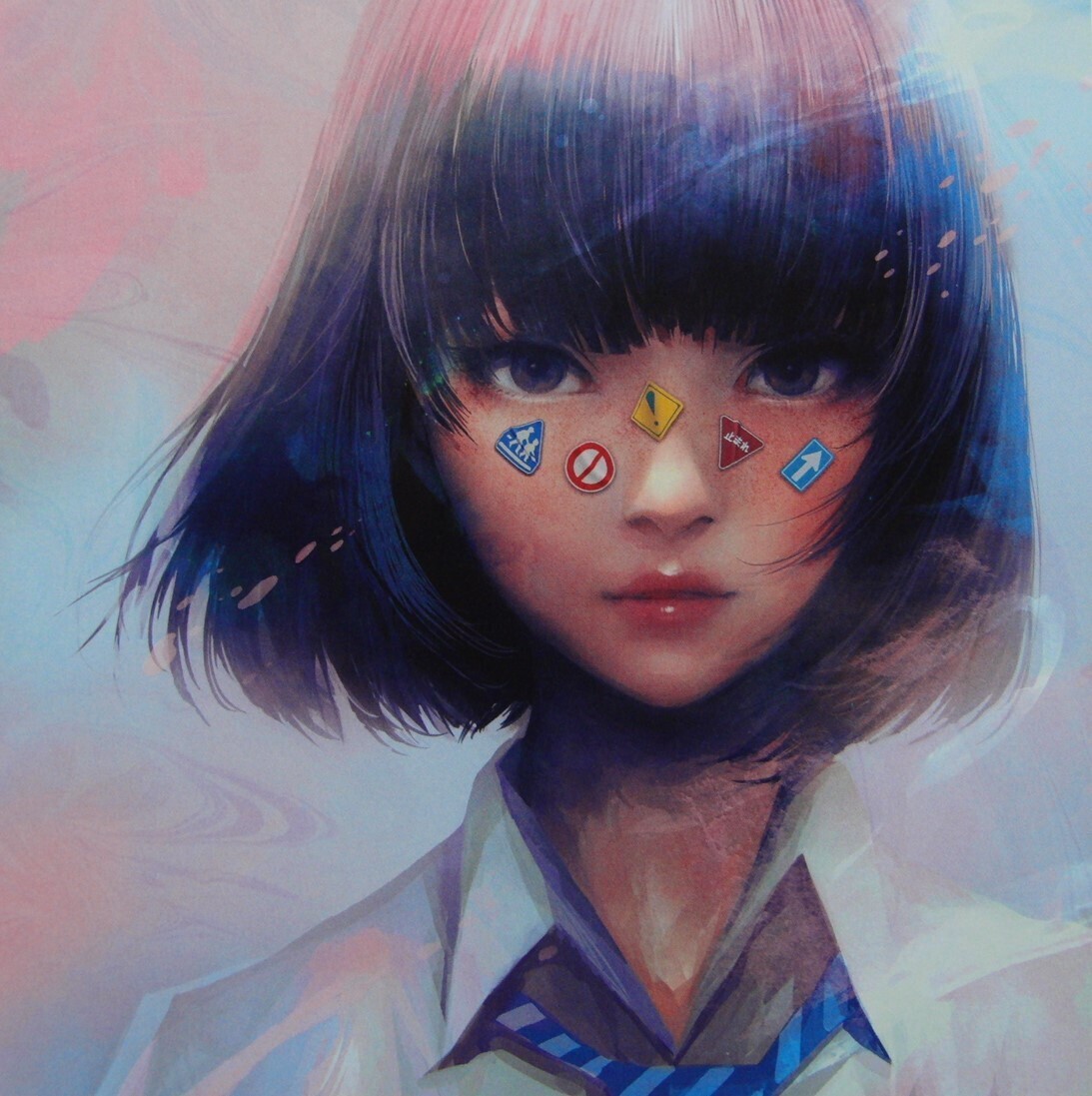 WATABOKU、「あやまちだいすき」、希少画集・額装画、日本製・新品額縁にて額装致します、状態良好、日本人画家、美人拍卖