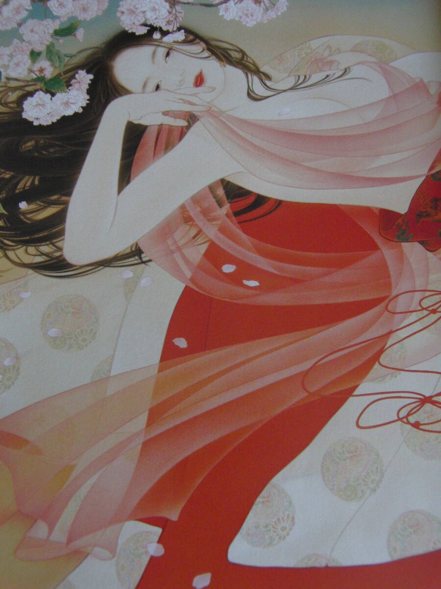 松浦シオリ、「装画 好色入道」、希少画集・額装画、日本製・新品額縁にて額装致します、状態良好、日本人画家、美人拍卖