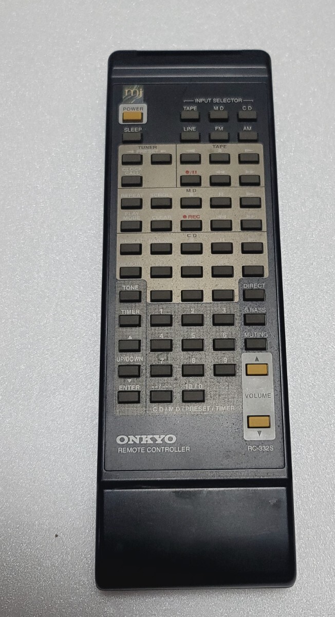 ONKYO オンキョー オーディオリモコン RC-332S 赤外線発光確認済み拍卖