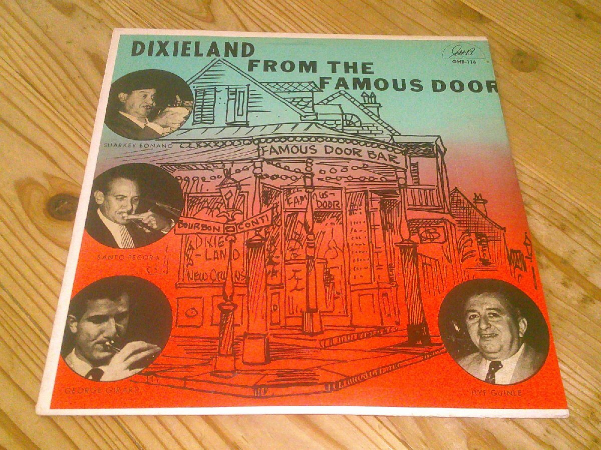 LP:DIXIELAND FROM THE FAMOUS DOOR:Sharkey And His Kings Of Dixieland George Girard And His New Orleans Five:US盤ディキシー・ジャズ拍卖