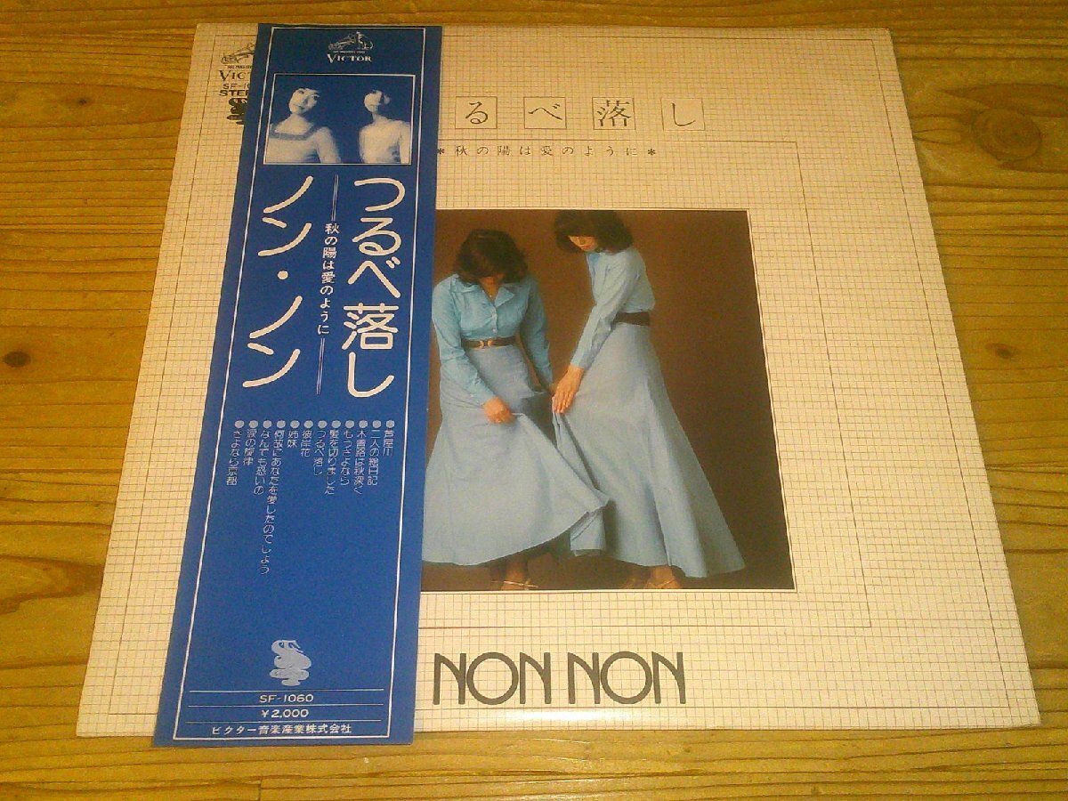 LP:ノン・ノン つるべ落し 秋の陽は愛のように:帯付(補充票付):加藤和彦:和モノ拍卖