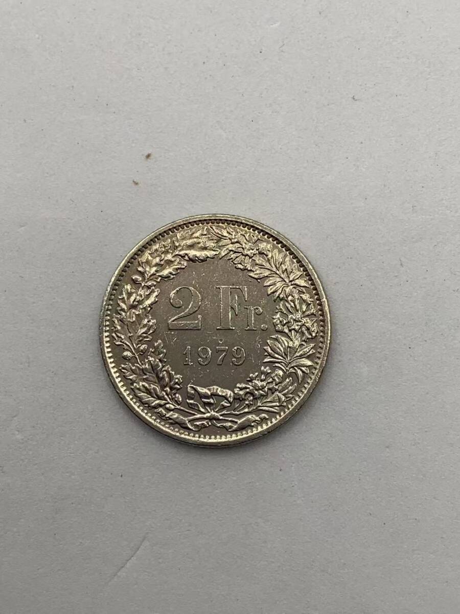 中古 スイスフラン 2フラン 1979年コイン ⑲拍卖