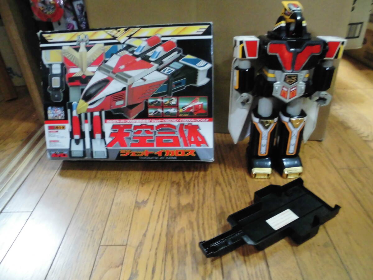 即決有★バンダイ 鳥人戦隊ジェットマン★当時物★グレートイカロス★DXジェットイカロス+DXジェットガルーダ★動作確認済USED品★BANDAI 拍卖