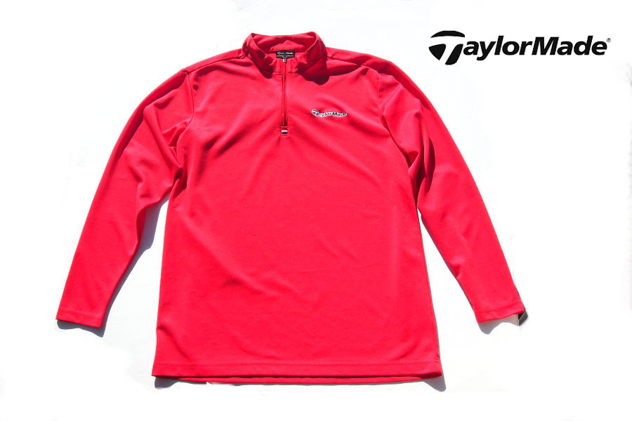 送料無料★【中古】テーラーメイド|TaylorMade|長袖ハーフジップモックシャツ|L拍卖