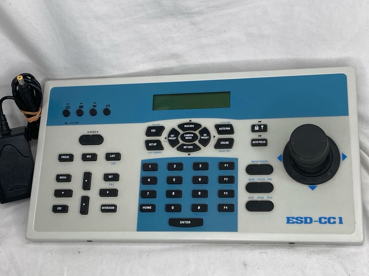 ESD-CC PTZカメラ カメラコントローラー ELMO V-HORiZON PTC-1000 用 エルモ キーボード ジョイスティック拍卖