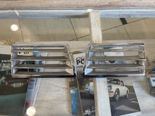 ■ナローポルシェ バンパーホーン 当時モノ 金属タイプ ウインカー レンズ ダクト ~73拍卖