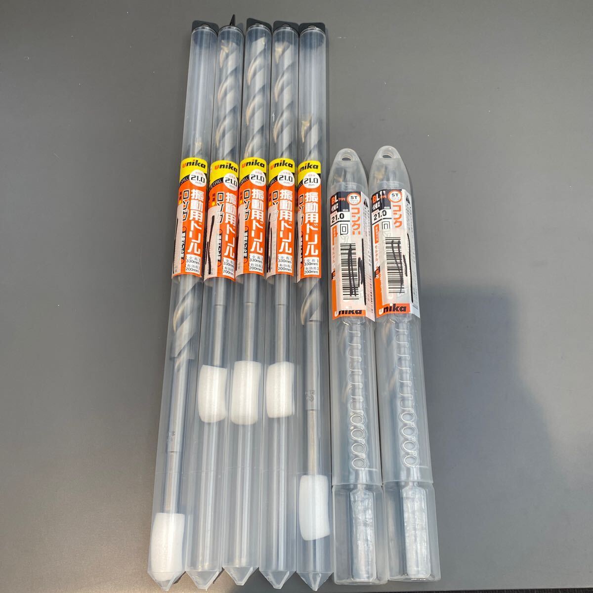 【訳あり/未使用】振動ドリルビット Bタイプロング BL21.0×330【ラスト7点セット】拍卖