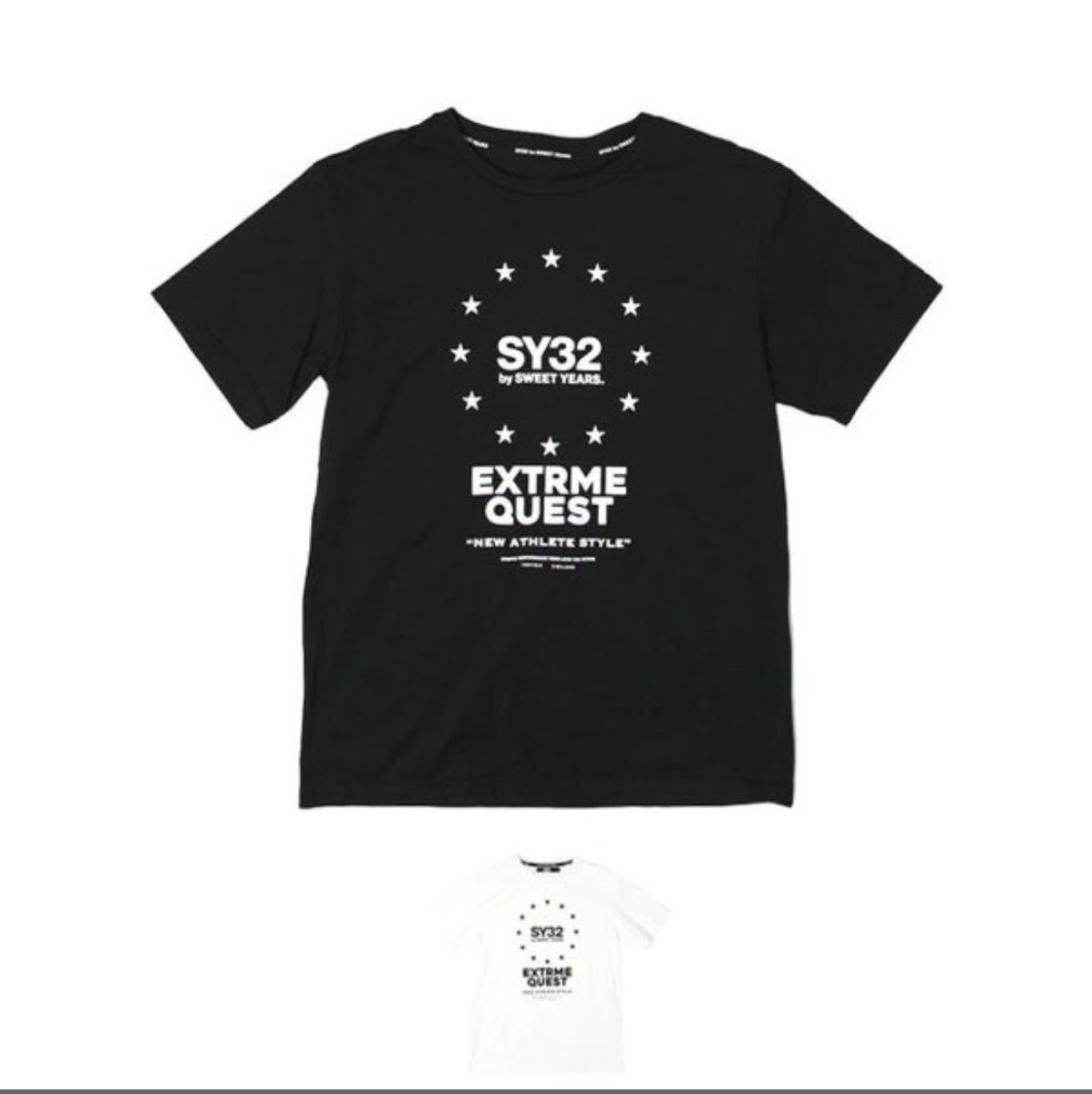 新品sy32 by sweetyears Tシャツ メンズ レディース ブランド ワールドスター TNS1723J ブラックSサイズ 6600円の品 半額拍卖
