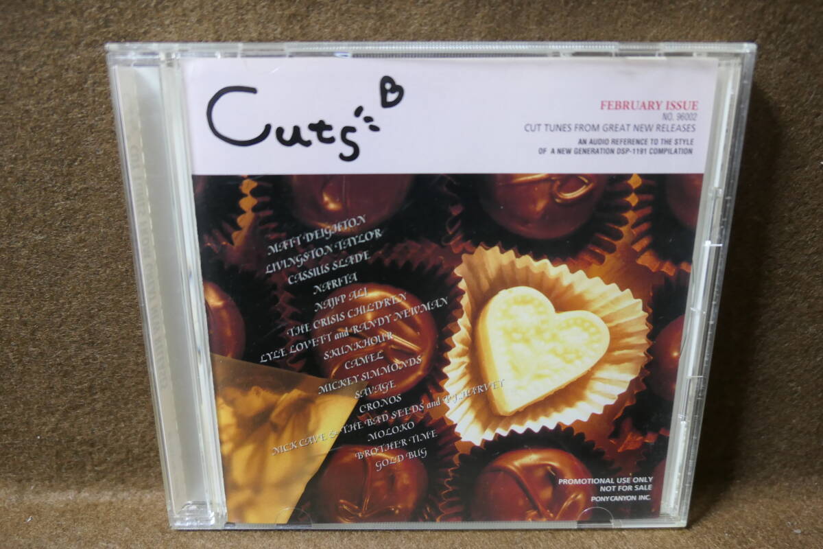 【中古CD】 プロモ盤 PONY CANYON / Cuts - CUT TUNES FROM GREAT NEW RELEASE NO.96002 FEB 1996/ DSP-1191 / NOT FOR SALE 拍卖