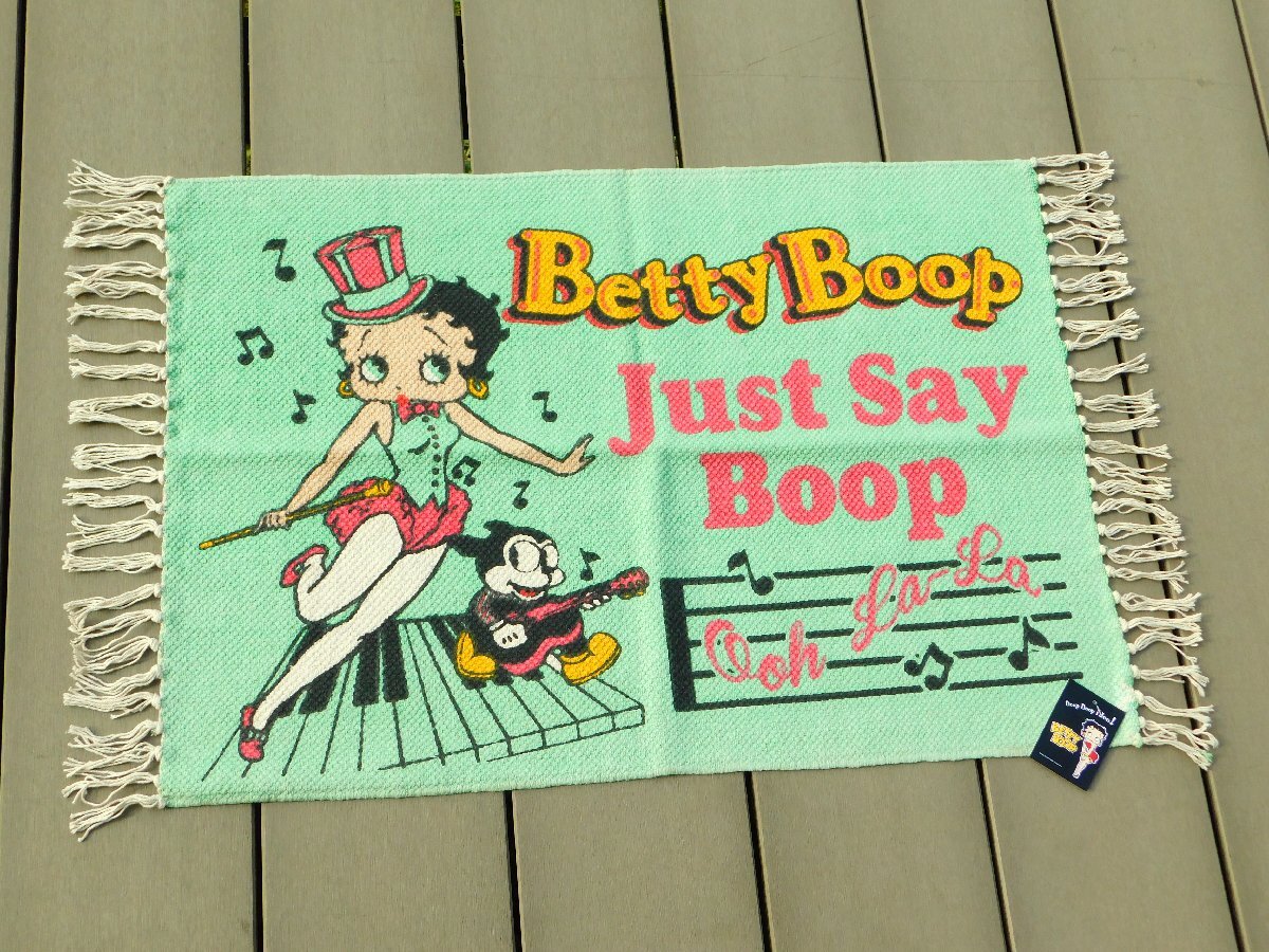 ◆送料無料◆【Betty Boop・ベティちゃん】※《コットンマット・500×700mm / DINER①》 アメリカン雑貨 優しい肌触り拍卖